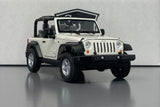 Jeep Wrangler Rubicon White - Welly 1:24 Diecast