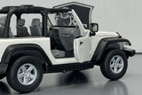 Jeep Wrangler Rubicon White - Welly 1:24 Diecast