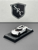 Koenigsegg Jesko Absolut Crystal White - PosterCars 1:64 Diecast