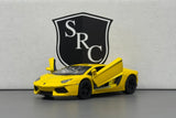 Lamborghini Aventador LP700-4 Yellow - Kinsmart 1:38 Diecast