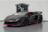 Lamborghini Aventador SVJ Black - Cai Po 1:24 Diecast