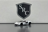 Lamborghini Countach LPI 800-4 Bianco Siderale - PosterCars 1:64 Diecast