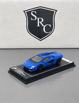 Lamborghini Countach LPI 800-4 Bleu - PosterCars 1:64 Diecast