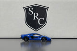 Lamborghini Countach LPI 800-4 Bleu - PosterCars 1:64 Diecast