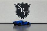 Lamborghini Countach LPI 800-4 Bleu - PosterCars 1:64 Diecast