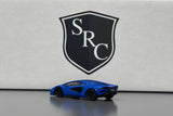 Lamborghini Countach LPI 800-4 Bleu - PosterCars 1:64 Diecast