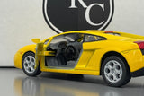 Lamborghini Gallardo Yellow - Kinsmart 1:32 Diecast