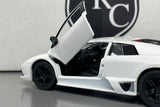 Lamborghini Murcielago LP640 White - Kinsmart 1:36 Diecast