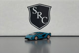 Lamborghini Sian FKP 37 Blue Uranus - PosterCars 1:64 Diecast