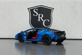 Lamborghini Temerario Blue - Kinsmart 1:38 Diecast