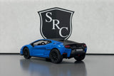 Lamborghini Temerario Blue - Kinsmart 1:38 Diecast
