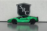 Lamborghini Temerario Green - Kinsmart 1:38 Diecast