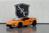 Lamborghini Temerario Orange - Kinsmart 1:38 Diecast