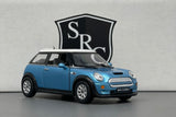 MINI Cooper S Blue - Kinsmart 1:28 Diecast