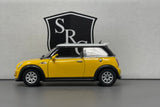 MINI Cooper S Yellow - Kinsmart 1:28 Diecast