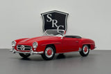Mercedes-Benz 190SL Convertible Red - Welly 1:24 Diecast