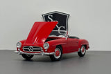 Mercedes-Benz 190SL Convertible Red - Welly 1:24 Diecast