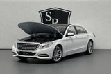 Mercedes-Benz S Class White - Welly 1:24 Diecast