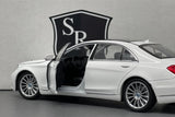 Mercedes-Benz S Class White - Welly 1:24 Diecast