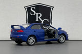 Mitsubishi Lancer Evolution X Blue - Kinsmart 1:36 Diecast