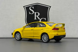 Mitsubishi Lancer Evolution X Yellow - Kinsmart 1:36 Diecast