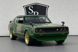 Nissan Skyline 2000GT-R Green - Maisto 1:24 Diecast