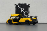 Pagani Huayra BC Yellow - Kinsmart 1:38 Diecast