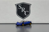 Pagani Zonda F Argentina Blue - PosterCars 1:64 Diecast