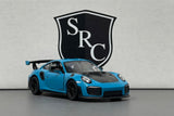 Porsche 911 GT2 RS (991) Blue - Kinsmart 1:36 Diecast