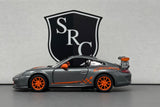 Porsche 911 GT3 RS 997 Grey - Kinsmart 1:36 Diecast