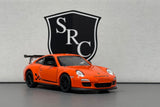 Porsche 911 GT3 RS 997 Orange - Kinsmart 1:36 Diecast