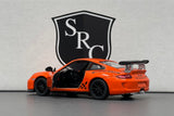 Porsche 911 GT3 RS 997 Orange - Kinsmart 1:36 Diecast