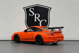 Porsche 911 GT3 RS 997 Orange - Kinsmart 1:36 Diecast