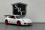 Porsche 911 GT3 RS 997 White - Kinsmart 1:36 Diecast