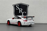 Porsche 911 GT3 RS 997 White - Kinsmart 1:36 Diecast
