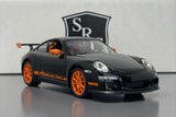 Porsche 911 GT3 RS 997 Black - Welly 1:24 Diecast