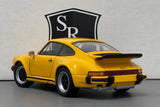 Porsche 911 Turbo Yellow - Welly 1:24 Diecast