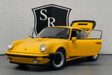 Porsche 911 Turbo Yellow - Welly 1:24 Diecast