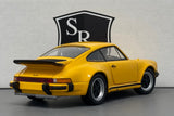 Porsche 911 Turbo Yellow - Welly 1:24 Diecast