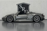 Porsche 918 Spyder Gray - Bburago 1:24 Diecast
