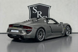 Porsche 918 Spyder Gray - Bburago 1:24 Diecast