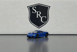 Porsche 918 Spyder Sapphire Blue Metallic - PosterCars 1:64 Diecast