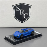 Porsche 918 Spyder Sapphire Blue Metallic - PosterCars 1:64 Diecast