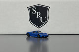 Porsche 918 Spyder Sapphire Blue Metallic - PosterCars 1:64 Diecast