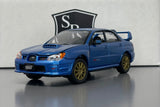 Subaru Impreza WRX STI Blue - Motormax 1:24 Diecast