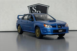Subaru Impreza WRX STI Blue - Motormax 1:24 Diecast