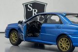 Subaru Impreza WRX STI Blue - Motormax 1:24 Diecast