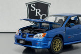 Subaru Impreza WRX STI Blue - Motormax 1:24 Diecast