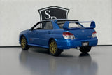 Subaru Impreza WRX STI Blue - Motormax 1:24 Diecast
