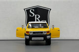 Toyota FJ Cruiser Yellow - Kinsmart 1:36 Diecast